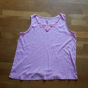 Pink tank top